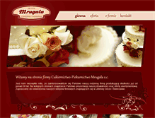 Tablet Screenshot of cukierniamrugala.pl